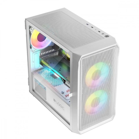 Obudowa Komputerowa Logic Portos ARGB Mini USB 3.0 Biała Obudowa Komputerowa Logic Portos ARGB Mini USB 3.0 Biała