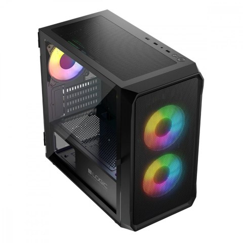 Obudowa Komputerowa Logic Portos ARGB Mini USB 3.0 Czarna Obudowa Komputerowa Logic Portos ARGB Mini USB 3.0 Czarna