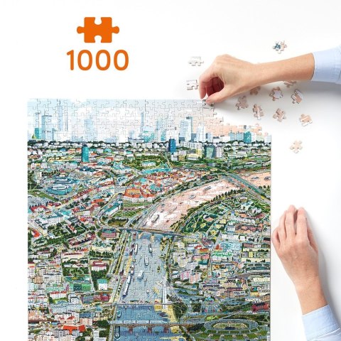 Puzzle Puzzlove Miasto Warszawa 1000 elementów Puzzle Puzzlove Miasto Warszawa 1000 elementów