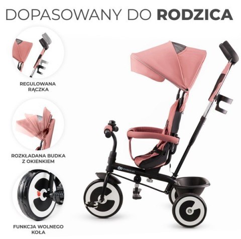 Rowerek trójkołowy ASTON ROSE PINK Rowerek trójkołowy ASTON ROSE PINK