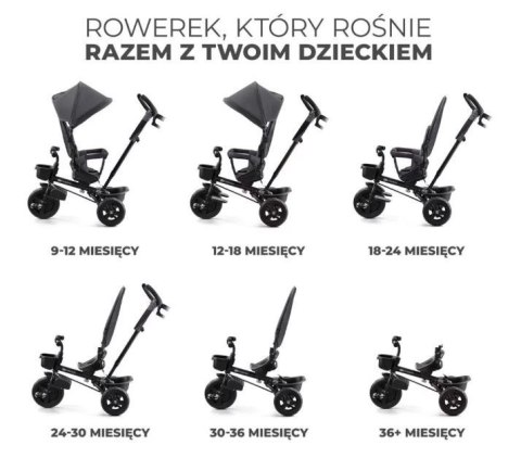 Rowerek trójkołowy AVEO MALACHITE GREY Rowerek trójkołowy AVEO MALACHITE GREY