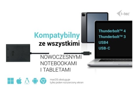 Stacja dokująca USB-C Dual 4K/60Hz (single 8K/30Hz) DP Video Adapter Stacja dokująca USB-C Dual 4K/60Hz (single 8K/30Hz) DP Video Adapter