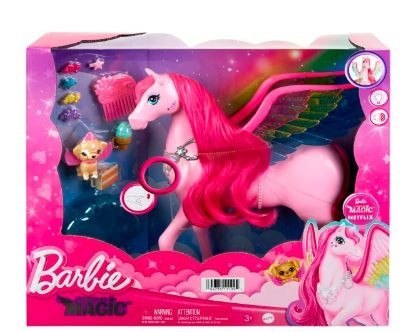 Figurka Barbie Szczypta Magii Pegaz Światła i dźwięki Figurka Barbie Szczypta Magii Pegaz Światła i dźwięki