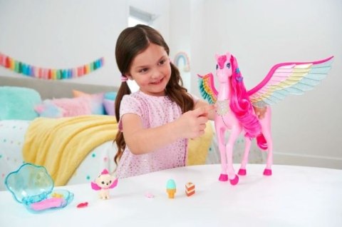 Figurka Barbie Szczypta Magii Pegaz Światła i dźwięki Figurka Barbie Szczypta Magii Pegaz Światła i dźwięki