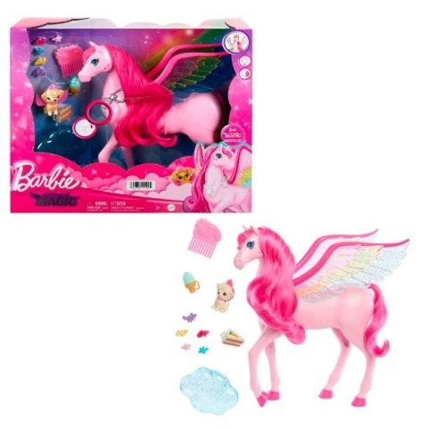 Figurka Barbie Szczypta Magii Pegaz Światła i dźwięki Figurka Barbie Szczypta Magii Pegaz Światła i dźwięki