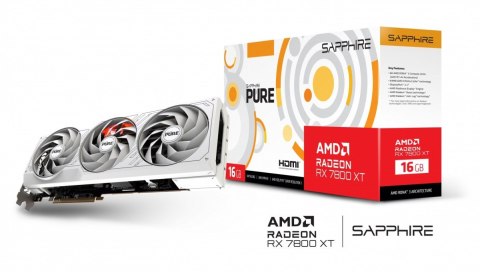 Karta graficzna Radeon RX 7800 XT PURE GAMING OC 16GB GDDR6 256bit 2DP Karta graficzna Radeon RX 7800 XT PURE GAMING OC 16GB GDDR6 256bit 2DP