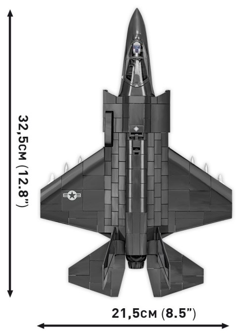 Klocki Armed Forces F-35B Lightning II 594 klocków Klocki Armed Forces F-35B Lightning II 594 klocków