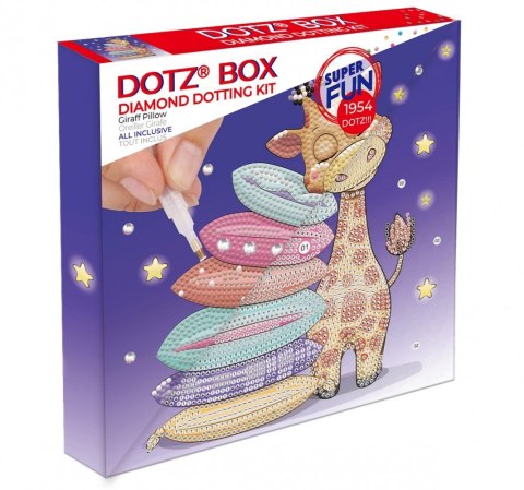 Mozaika diamentowa Diamond Dotz - Poduszka Żyrafa pudełko Mozaika diamentowa Diamond Dotz - Poduszka Żyrafa pudełko