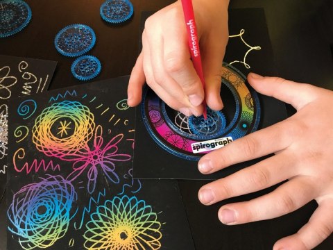 Spirograf Zestaw do zdrapywania Spirograf Zestaw do zdrapywania