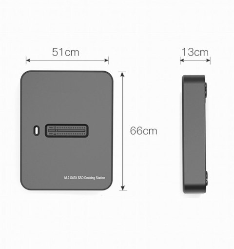 Stacja dokujaca dysków M.2 SATA i NVME USB-C Stacja dokujaca dysków M.2 SATA i NVME USB-C