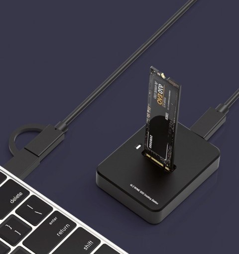 Stacja dokujaca dysków M.2 SATA i NVME USB-C Stacja dokujaca dysków M.2 SATA i NVME USB-C