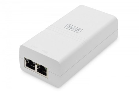 Zasilacz/Adapter PoE 802.3af, max. 48V 15.4W Gigabit 10/100/1000 Mbps, aktywny, Biały Zasilacz/Adapter PoE 802.3af, max. 48V 15.4W Gigabit 10/100/1000 Mbps, aktywny, Biały