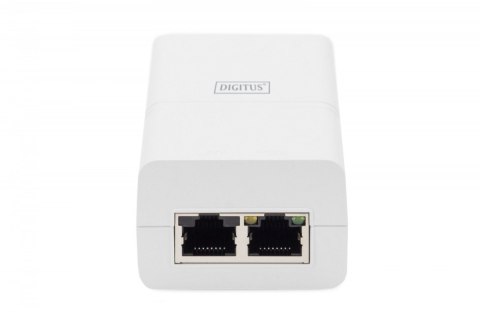 Zasilacz/Adapter PoE+ 802.3at, max. 52V 30W Gigabit 10/100/1000 Mbps, aktywny, Biały Zasilacz/Adapter PoE+ 802.3at, max. 52V 30W Gigabit 10/100/1000 Mbps, aktywny, Biały