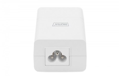 Zasilacz/Adapter PoE+ 802.3at, max. 52V 30W Gigabit 10/100/1000 Mbps, aktywny, Biały Zasilacz/Adapter PoE+ 802.3at, max. 52V 30W Gigabit 10/100/1000 Mbps, aktywny, Biały