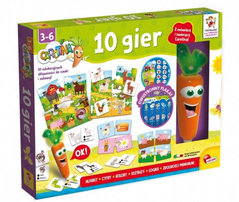 Zestaw gier Carotina 10 gier Zestaw gier Carotina 10 gier