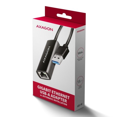 ADE-AR Karta sieciowa Gigabit Ethernet adapter, USB-A 3.2 Gen 1, instalacja automatyczna ADE-AR Karta sieciowa Gigabit Ethernet adapter, USB-A 3.2 Gen 1, instalacja automatyczna