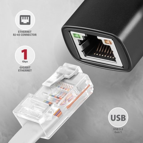 ADE-ARC Karta sieciowa Gigabit Ethernet adapter, USB-C 3.2 Gen 1, instalacja automatyczna ADE-ARC Karta sieciowa Gigabit Ethernet adapter, USB-C 3.2 Gen 1, instalacja automatyczna