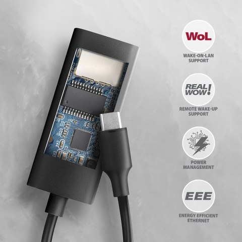 ADE-ARC Karta sieciowa Gigabit Ethernet adapter, USB-C 3.2 Gen 1, instalacja automatyczna ADE-ARC Karta sieciowa Gigabit Ethernet adapter, USB-C 3.2 Gen 1, instalacja automatyczna