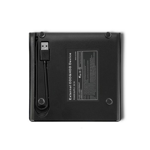 Nagrywarka DVD-RW zewnętrzna | USB 3.0 | Czarna Nagrywarka DVD-RW zewnętrzna | USB 3.0 | Czarna