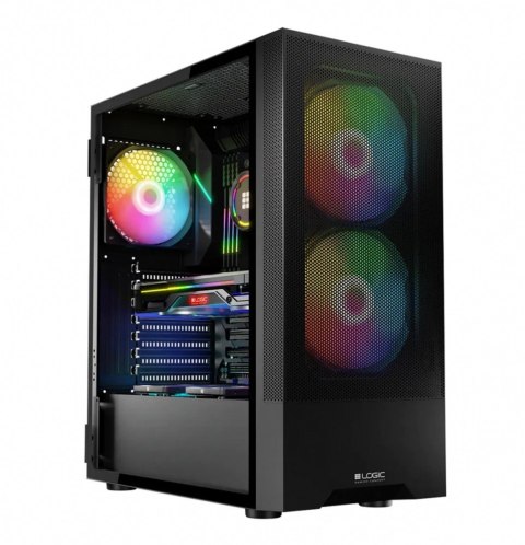 Obudowa komputerowa Arya ARGB USB 3.0 Midi Tower Czarny Obudowa komputerowa Arya ARGB USB 3.0 Midi Tower Czarny