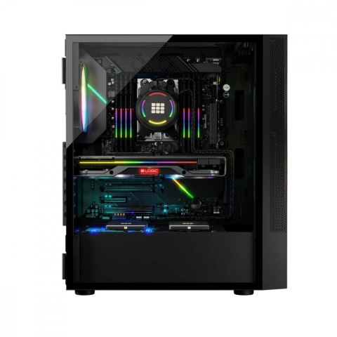Obudowa komputerowa Arya ARGB USB 3.0 Midi Tower Czarny Obudowa komputerowa Arya ARGB USB 3.0 Midi Tower Czarny