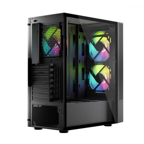Obudowa komputerowa Arya ARGB USB 3.0 Midi Tower Czarny Obudowa komputerowa Arya ARGB USB 3.0 Midi Tower Czarny