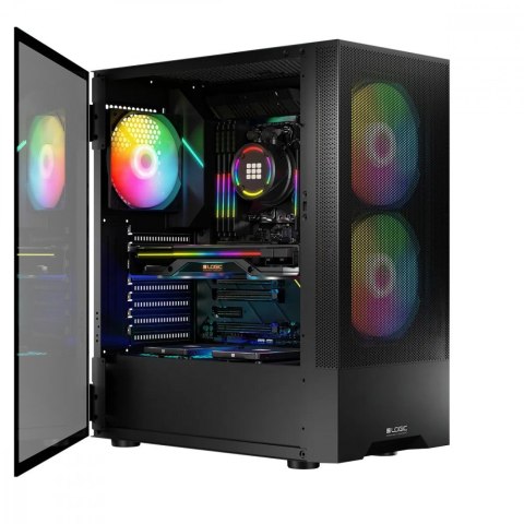 Obudowa komputerowa Arya ARGB USB 3.0 Midi Tower Czarny Obudowa komputerowa Arya ARGB USB 3.0 Midi Tower Czarny