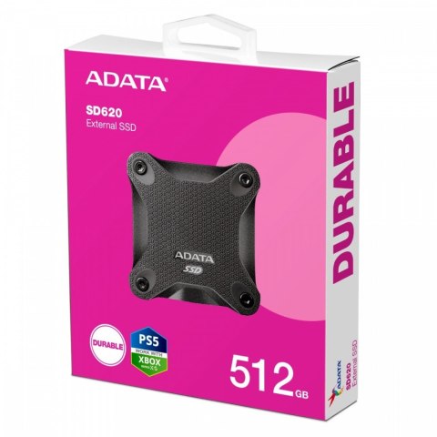 Dysk zewnętrzny SSD SD620 512G U3.2A 520/460 MB/s czarny Dysk zewnętrzny SSD SD620 512G U3.2A 520/460 MB/s czarny
