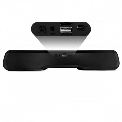 Głośnik Bluetooth typu Soundbar PHANTOM BT MT3180 Bluetooth 5.1+EDR/MP3/MicroSD/USB/AUX/Wbudowany Mikrofon/Micro-USB/RGB/RMS 10W Głośnik Bluetooth typu Soundbar PHANTOM BT MT3180 Bluetooth 5.1+EDR/MP3/MicroSD/USB/AUX/Wbudowany Mikrofon/Micro-USB/RGB/RMS 10W