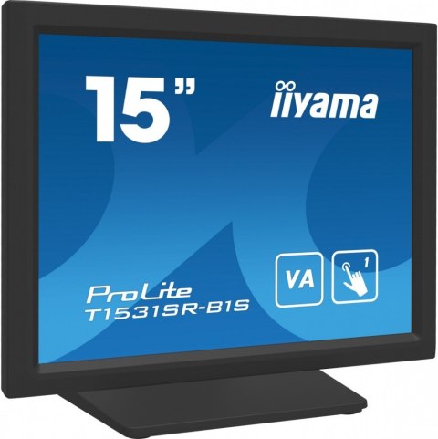 Monitor 15 cali T1531SR-B1S VA,RESISTIVE,HDMI,DP,VGA,IP54,2x1W Monitor 15 cali T1531SR-B1S VA,RESISTIVE,HDMI,DP,VGA,IP54,2x1W