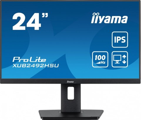 Monitor 23.8 cala XUB2492HSU-B6 IPS,HDMI,DP,100Hz,PIVOT,USB,HAS/150mm Monitor 23.8 cala XUB2492HSU-B6 IPS,HDMI,DP,100Hz,PIVOT,USB,HAS/150mm