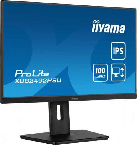 Monitor 23.8 cala XUB2492HSU-B6 IPS,HDMI,DP,100Hz,PIVOT,USB,HAS/150mm Monitor 23.8 cala XUB2492HSU-B6 IPS,HDMI,DP,100Hz,PIVOT,USB,HAS/150mm
