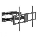 Uchwyt do TV ekonomiczny obrotowy 60-120" 120kg Czarny Maclean MC-482