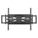 Uchwyt do TV ekonomiczny obrotowy 60-120" 120kg Czarny Maclean MC-482