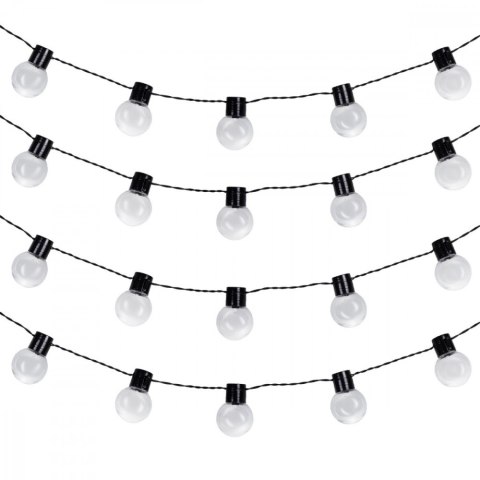 Girlanda solarna ogrodowa 2w1 LED MCE424 7m kule Girlanda solarna ogrodowa 2w1 LED MCE424 7m kule