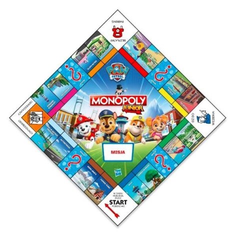 Gra Monopoly Junior Psi Patrol Gra Monopoly Junior Psi Patrol