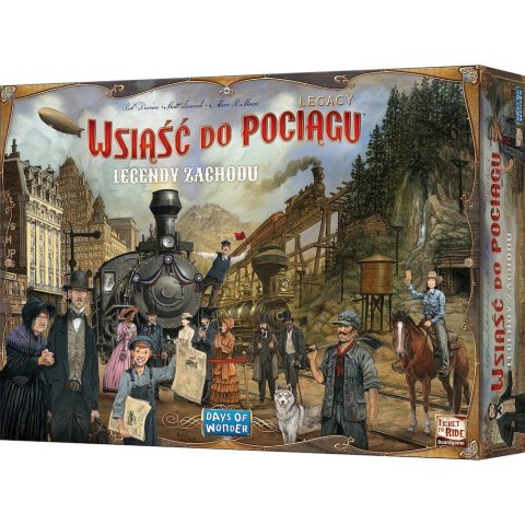 Gra Wsiąść do Pociągu: Legacy - Legendy Zachodu Gra Wsiąść do Pociągu: Legacy - Legendy Zachodu