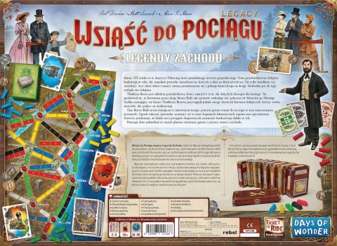 Gra Wsiąść do Pociągu: Legacy - Legendy Zachodu Gra Wsiąść do Pociągu: Legacy - Legendy Zachodu