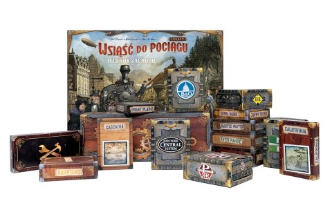 Gra Wsiąść do Pociągu: Legacy - Legendy Zachodu Gra Wsiąść do Pociągu: Legacy - Legendy Zachodu