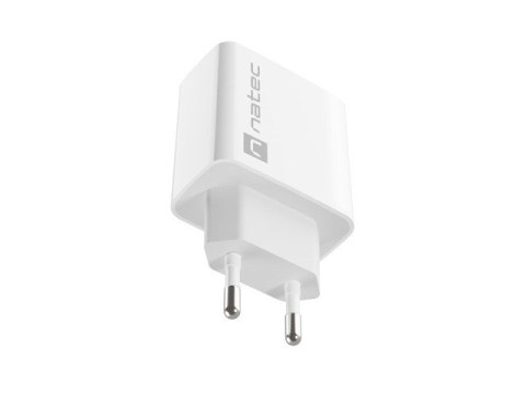 Ładowarka sieciowa Ribera 1x USB-A + 1x USB-C 20W Biała Ładowarka sieciowa Ribera 1x USB-A + 1x USB-C 20W Biała