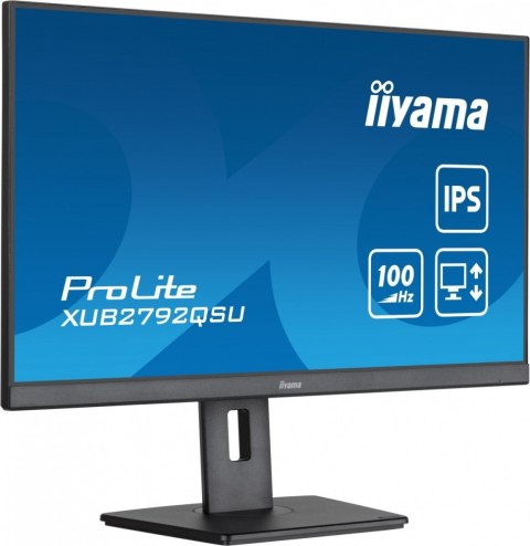 Monitor ProLite XUB2792QSU-B6 27 cali IPS,QHD,HAS(150mm),100Hz,4xUSB3.2,SLIM Monitor ProLite XUB2792QSU-B6 27 cali IPS,QHD,HAS(150mm),100Hz,4xUSB3.2,SLIM