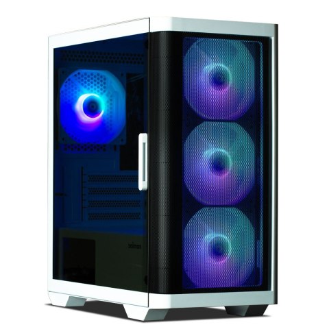 Obudowa M4 WHITE mATX Mini Tower 4 Fans ARGB Obudowa M4 WHITE mATX Mini Tower 4 Fans ARGB