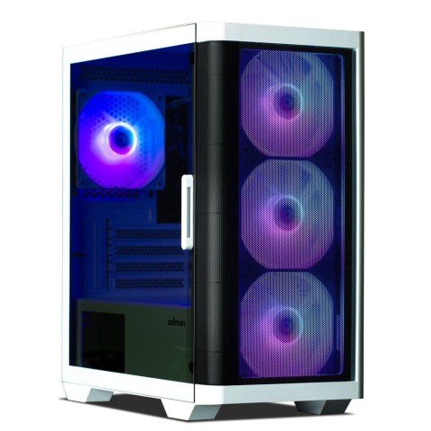 Obudowa M4 WHITE mATX Mini Tower 4 Fans ARGB Obudowa M4 WHITE mATX Mini Tower 4 Fans ARGB