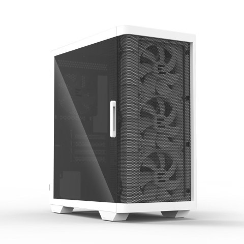 Obudowa M4 WHITE mATX Mini Tower 4 Fans ARGB Obudowa M4 WHITE mATX Mini Tower 4 Fans ARGB