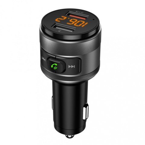 Transmiter samochodowy FM MP3 z funkcją BT, USB LCD FM-57 QC3.0 Transmiter samochodowy FM MP3 z funkcją BT, USB LCD FM-57 QC3.0
