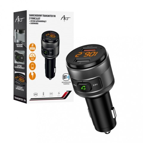 Transmiter samochodowy FM MP3 z funkcją BT, USB LCD FM-57 QC3.0 Transmiter samochodowy FM MP3 z funkcją BT, USB LCD FM-57 QC3.0