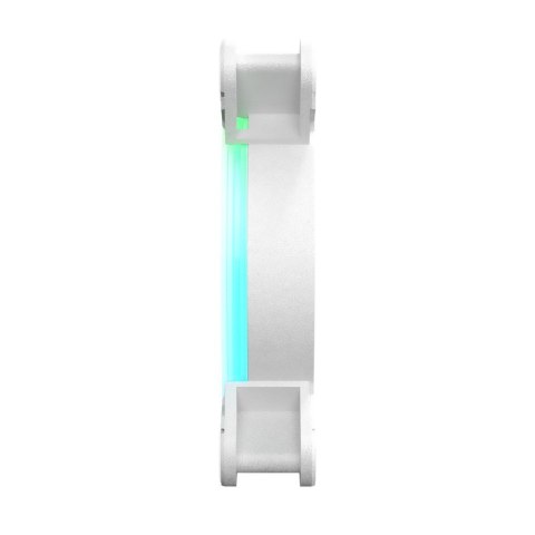 Wentylator FAN-01 White 4-pack 120mm ARGB wraz kontrolerem oraz pilotem Wentylator FAN-01 White 4-pack 120mm ARGB wraz kontrolerem oraz pilotem