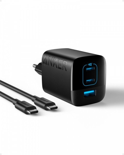 Ładowarka 336 67W 1xUSB-A 2xUSB-C Czarna Ładowarka 336 67W 1xUSB-A 2xUSB-C Czarna