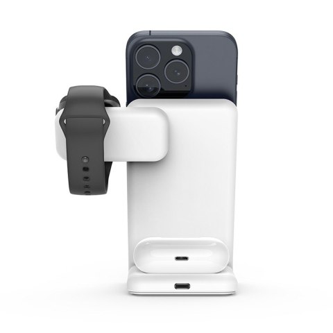 Ładowarka bezprzewodowa 3w1 z MagSafe do iPhone, Apple Watch i AirPods Ładowarka bezprzewodowa 3w1 z MagSafe do iPhone, Apple Watch i AirPods