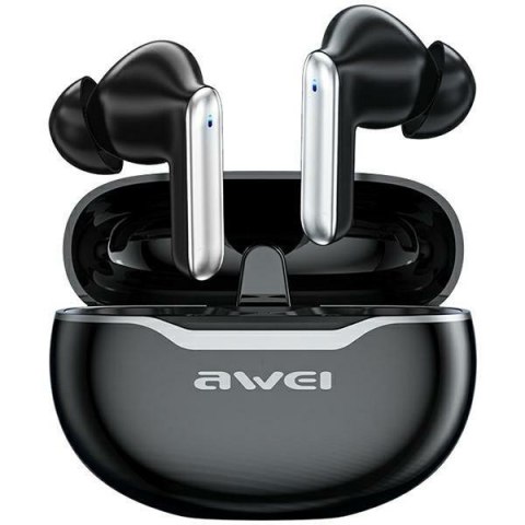 Słuchawki stereo Bluetoth T50 TWS Czarne Słuchawki stereo Bluetoth T50 TWS Czarne